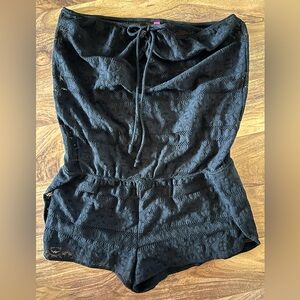 Victoria’s Secret Strapless Lace Cover Up Romper